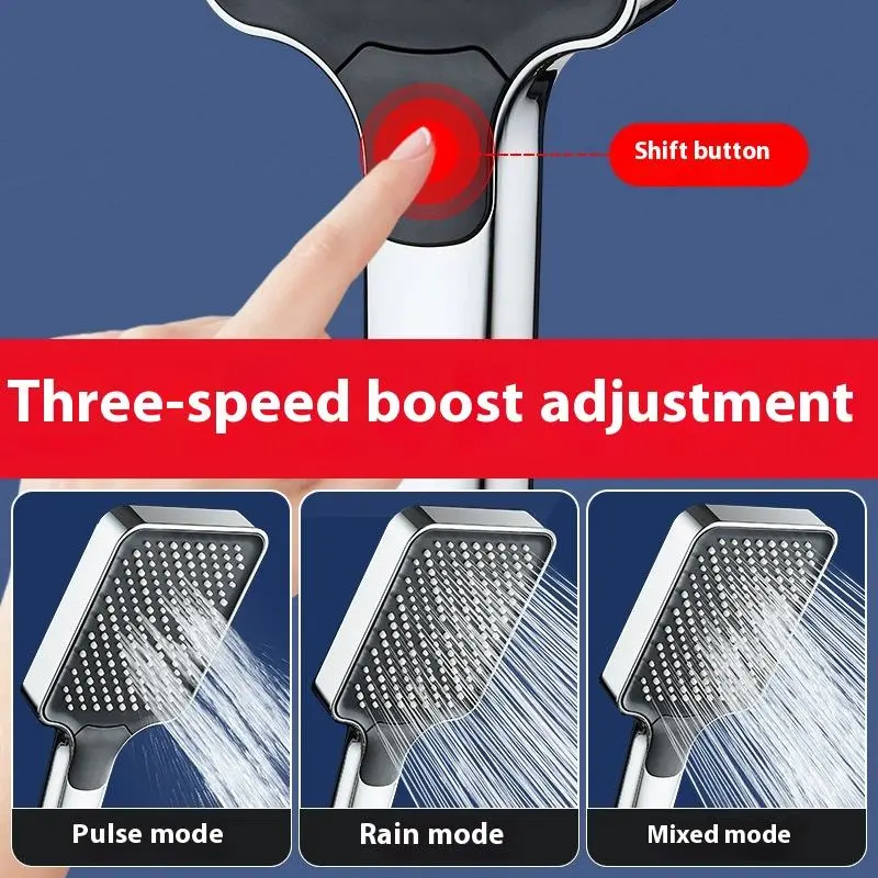 Prémium öntisztító zuhany állítható nagynyomású spray-vel